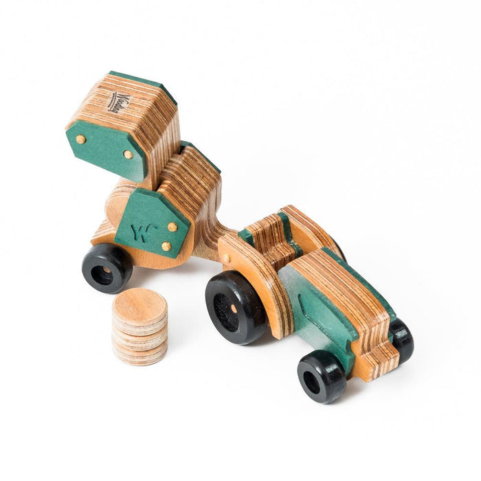 Tractor & Baler - Green-Toys-Little Whitehouse