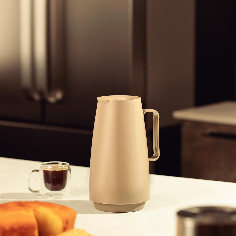 Tramontina Exata Glass Lined Thermal Flask Stone/Beige-Flask