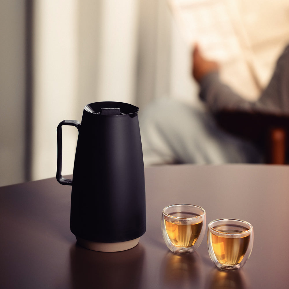 Tramontina Exata Glass Lined Thermal Flask Black-Flask