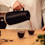 Tramontina Exata Glass Lined Thermal Flask Black