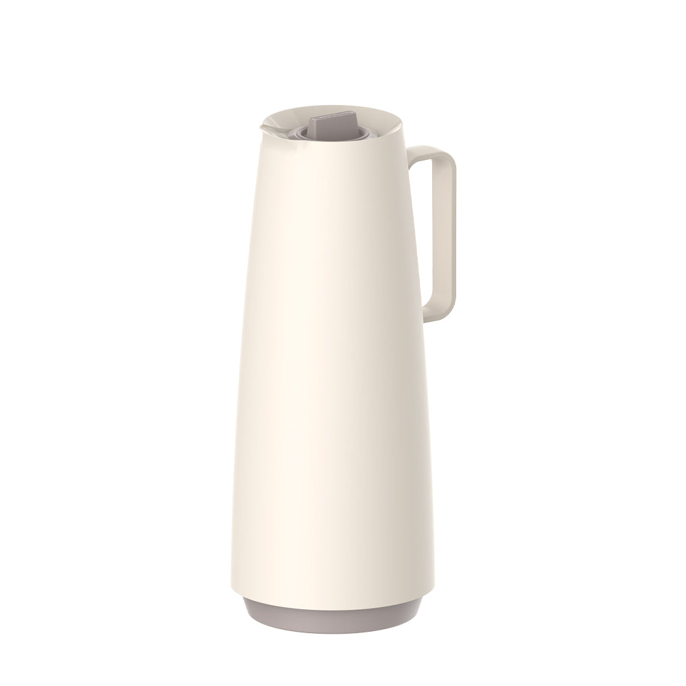 Tramontina Exata Glass Lined Thermal Flask Vanilla-Flask