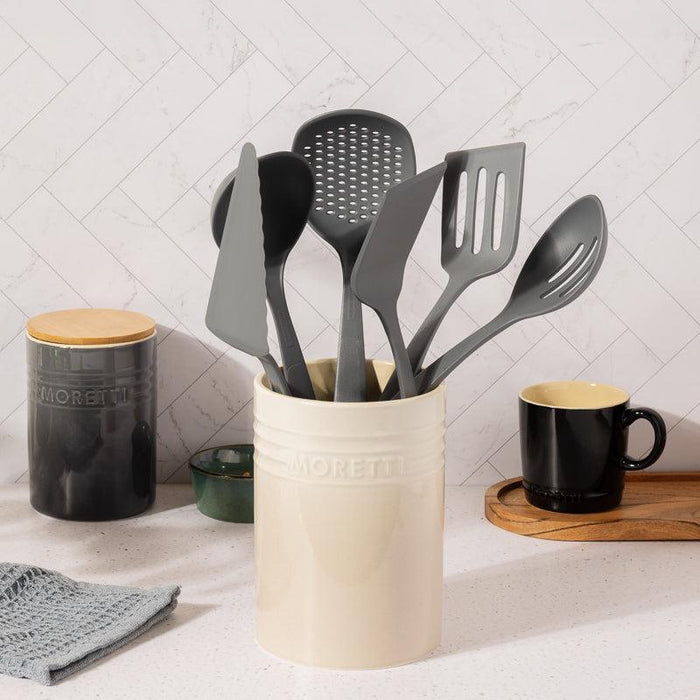 Tramontina Nylon Slotted Spatula Grey-Kitchen