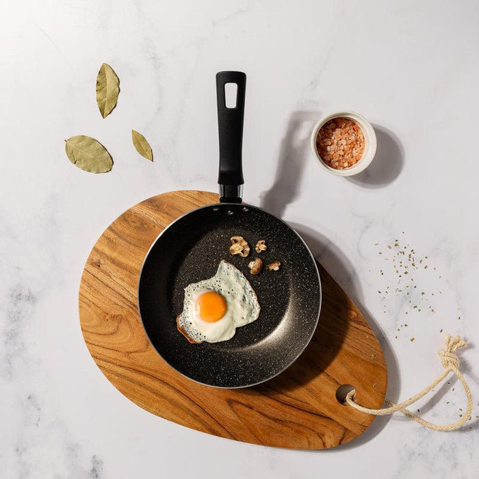 Tramontina Roch Fry Pan 2 Piece Set Speckle Black-Kitchen