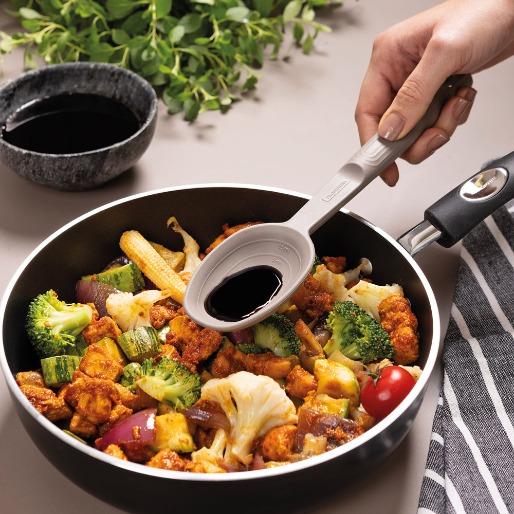 Tramontina Softta Silicone Serving Spoon Grey-Kitchen Utensils