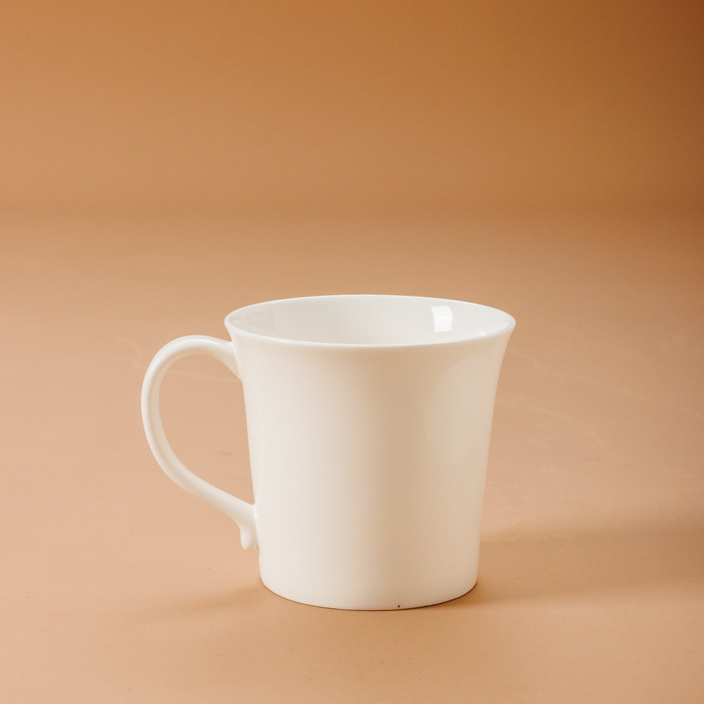 Tulip Fine Bone China Mug White-Mugs