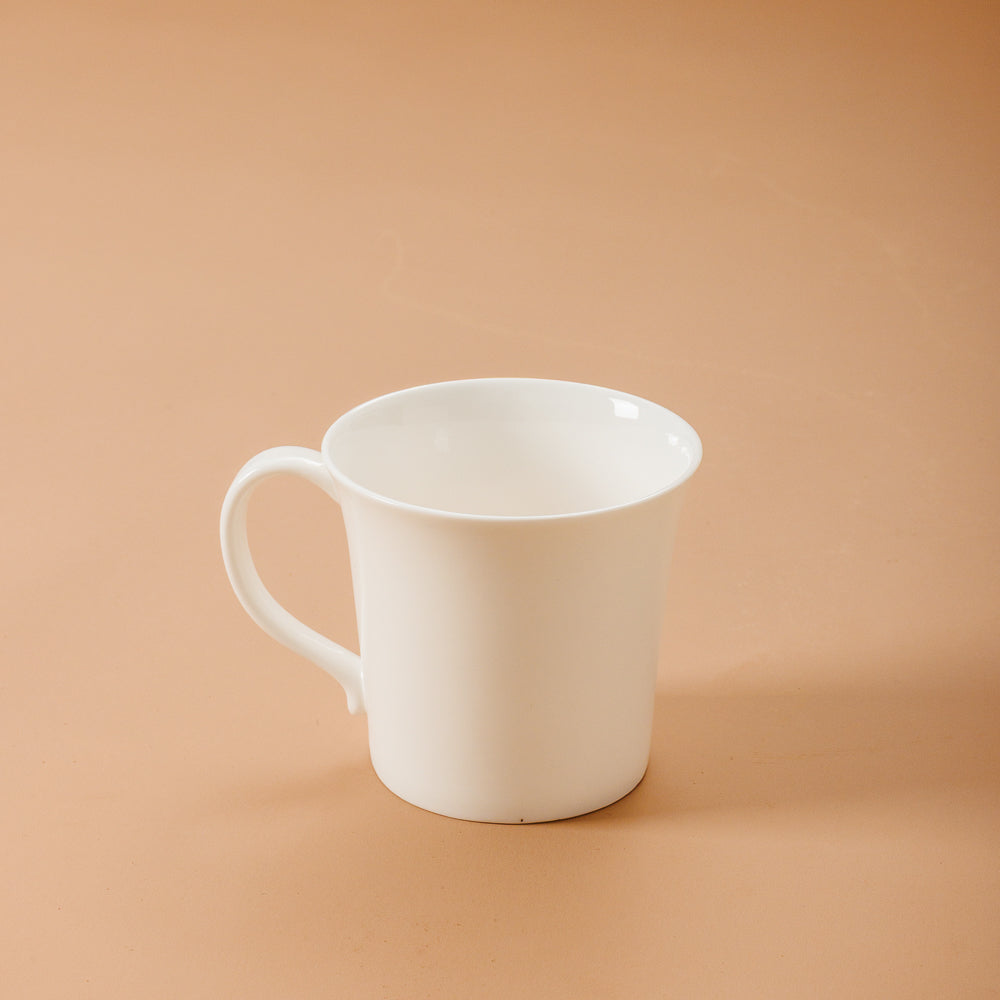 Tulip Fine Bone China Mug White-Mugs