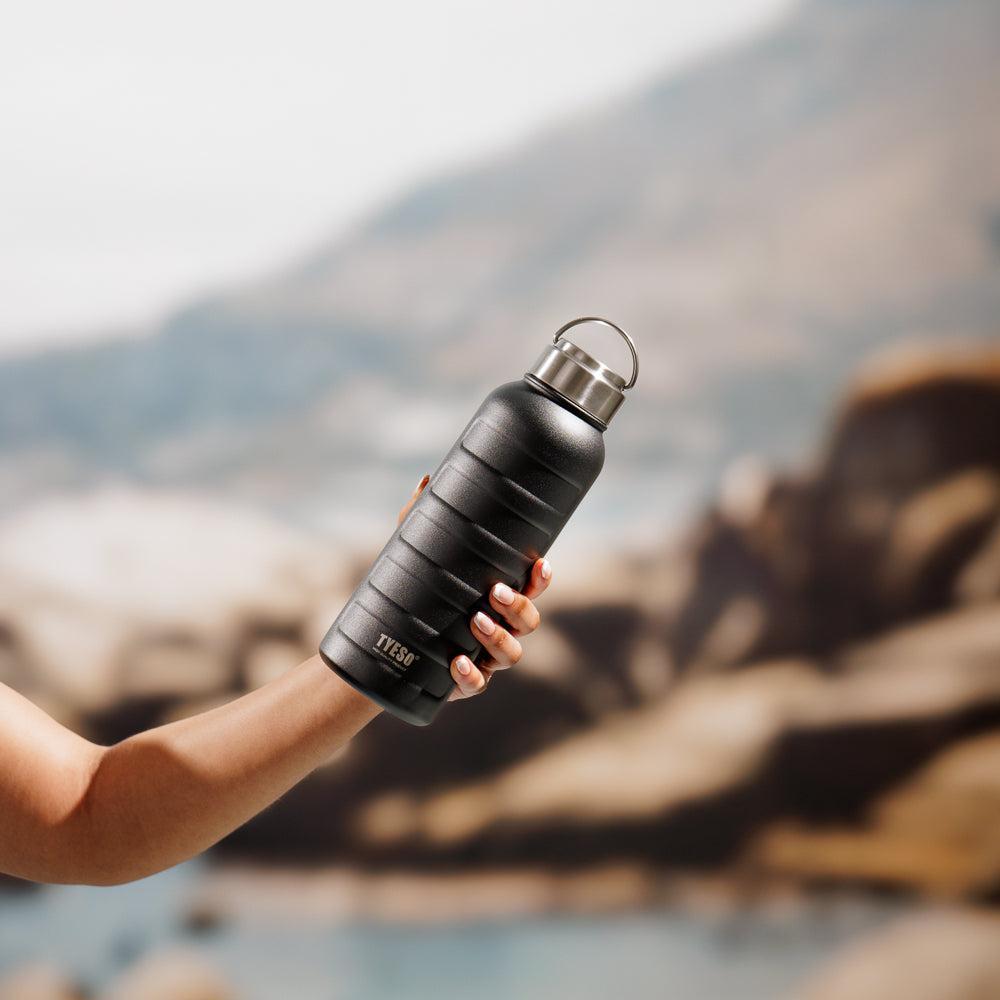 Tyeso Stainless Steel Bottle Black {WIP}-Mug