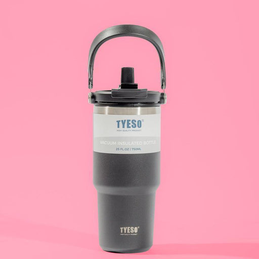 Tyeso Stainless Steel Tumbler 750ml - Black-Mug