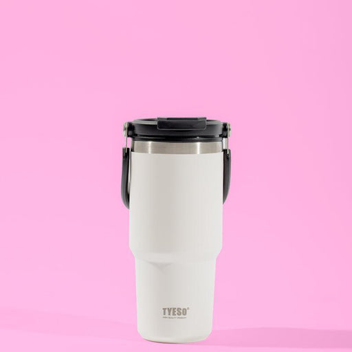 Tyeso Stainless Steel Tumbler 750ml - White-Mug