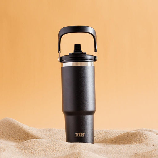 Tyeso Stainless Steel Tumbler Black-Insulated Cups
