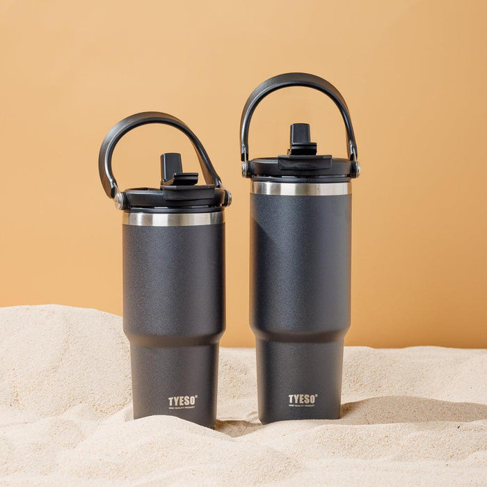 Tyeso Stainless Steel Tumbler Black {WIP}-Mug