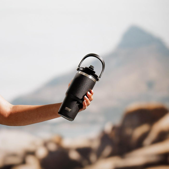 Tyeso Stainless Steel Tumbler Black {WIP}-Mug