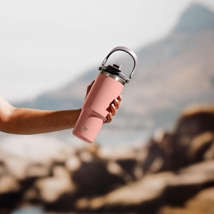 Tyeso Stainless Steel Tumbler Blush-Insulated Cups