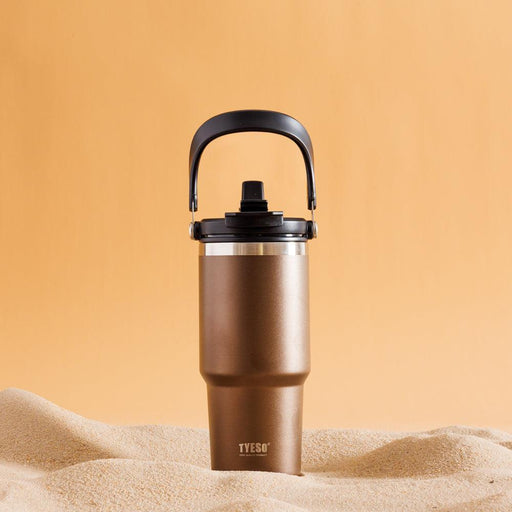 Tyeso Stainless Steel Tumbler Brown-Insulated Cups
