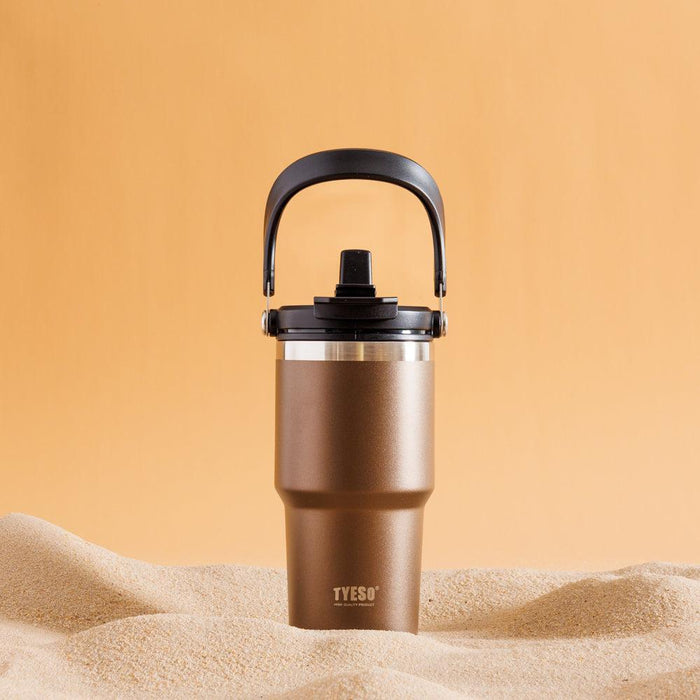 Tyeso Stainless Steel Tumbler Brown-Insulated Cups