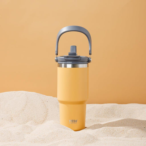 Tyeso Stainless Steel Tumbler Yellow {WIP}-Mug