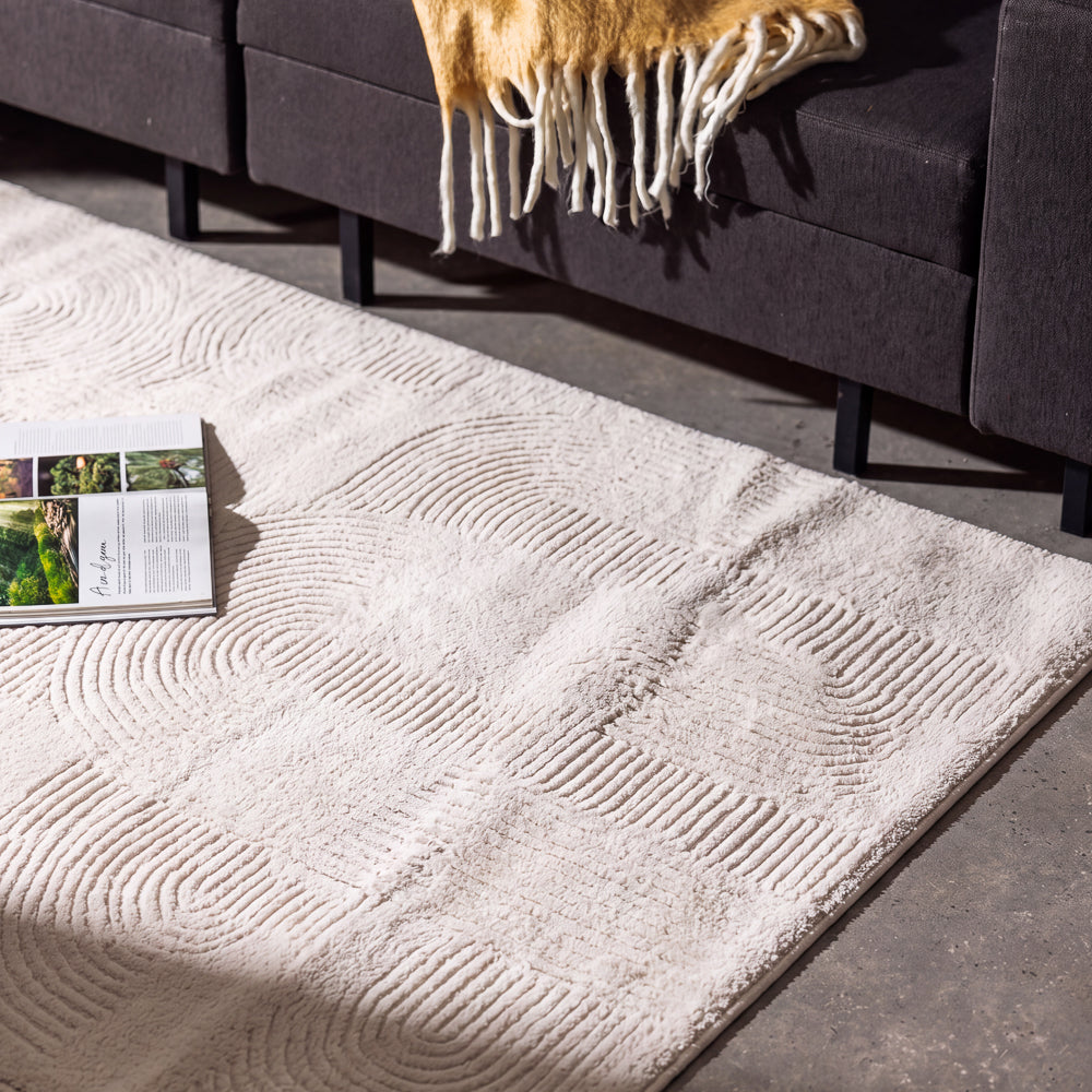 Versailles Woven Carpet Ivory-Carpets/Rugs