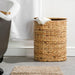 Vietnamese Laundry Hamper with Lid - Oval-Laundry Baskets