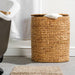 Vietnamese Laundry Hamper with Lid - Oval-Laundry Baskets