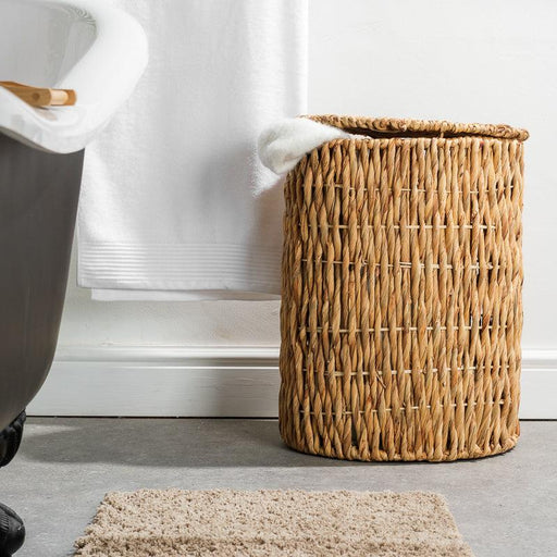 Vietnamese Laundry Hamper with Lid - Round-Laundry Baskets