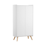 Vintage 2-Door Wardrobe White