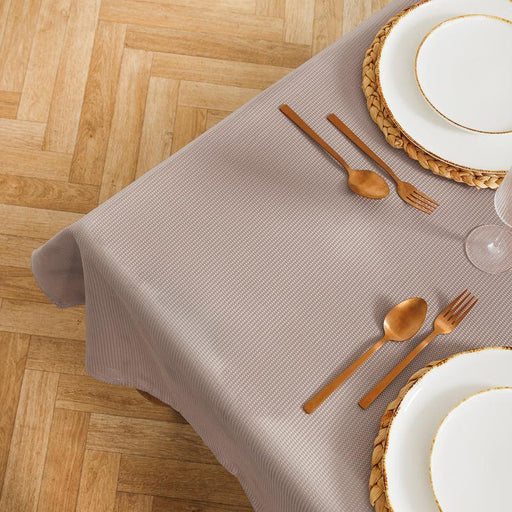 Waffle Table Cloth Beige-