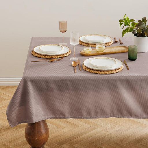 Waffle Table Cloth Beige-