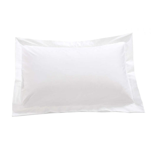 Whisper Soft 300 Thread Count Egyptian Cotton Percale Oxford Pillowcase White