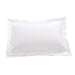 Whisper Soft 300 Thread Count Egyptian Cotton Percale Oxford Pillowcase - White