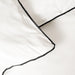 Whisper Soft 400 Thread Count Egyptian Black Piped Edge Duvet Cover Set-DUVET COVER