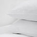 Whisper Soft 400 Thread Count Egyptian Cotton Sateen Satin Stitch Pillowcase Pair - White-Pillowcase