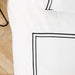 Whisper Soft 400 Thread Count Sateen Egyptian Cotton Two Line Black on White Satin Stitch Duvet Cover Set-Duvet Cover Sets