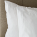 Whisper Soft 400 Thread Count Sateen Egyptian Cotton Two Line Satin Stitch Duvet Cover Set - White