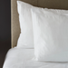 Whisper Soft 400 Thread Count Sateen Egyptian Cotton Two Line Satin Stitch Duvet Cover Set - White