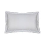 Whisper Soft 500 Thread Count Sateen Egyptian Cotton Oxford Pillowcase Silver