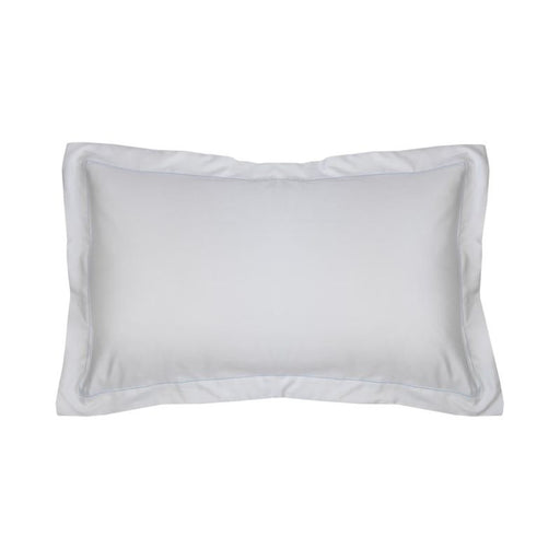 Whisper Soft 500 Thread Count Sateen Egyptian Cotton Oxford Pillowcase - Silver