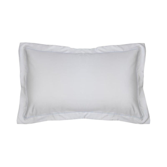Whisper Soft 500 Thread Count Sateen Egyptian Cotton Oxford Pillowcase - Silver