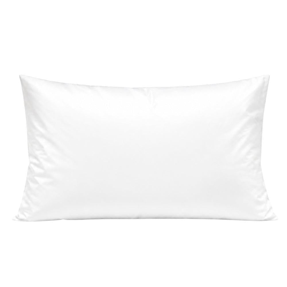 Whisper Soft 500 Thread Count Sateen Egyptian Cotton Pillowcase White-Pillowcases