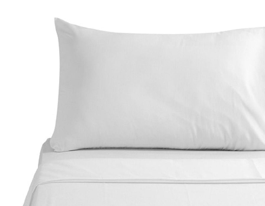 Whisper Soft 500 Thread Count Sateen Egyptian Cotton White Pillowcase