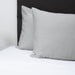 Whisper Soft 700 Thread Count Egyptian Cotton Heritage Collection Pillowcase pair - Light Grey-PILLOWCASE