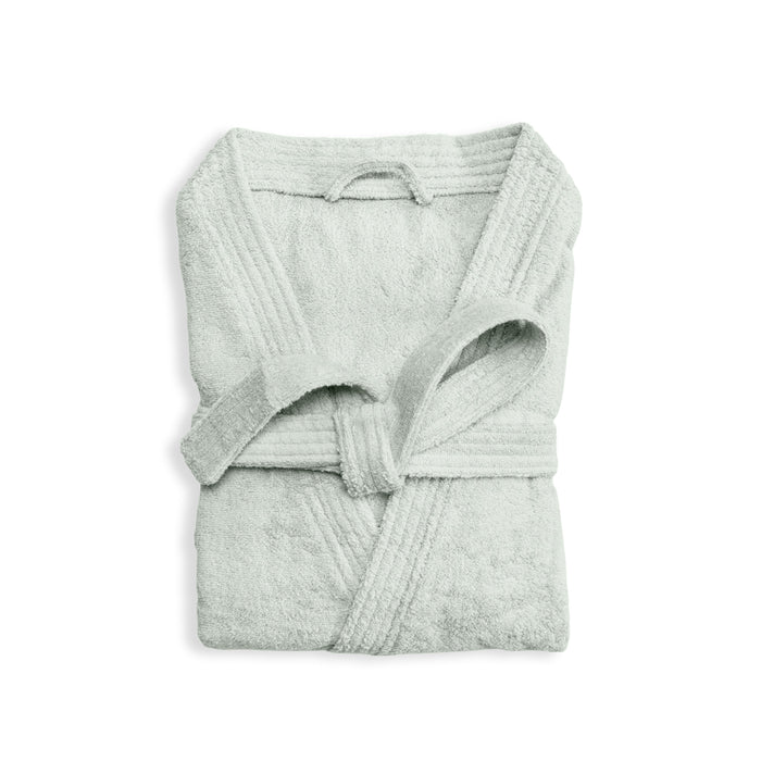 Whisper Soft Classic Toweling Bathrobe Aquifer-Bathrobes