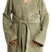 Whisper Soft Classic Toweling Bathrobe Hunter Green-Bathrobes