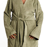 Whisper Soft Classic Toweling Bathrobe Hunter Green