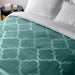 Whisper Soft Embossed Mink Blanket - Duck Egg-BLANKET