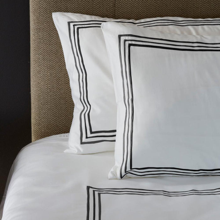 Whisper Soft Heritage Collection 700 Thread Count Egyptian Cotton Pillowcase Pair Black-Pillowcases