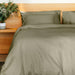 Whisper Soft Linen & Lyocell Blend Heritage Collection Duvet Cover Set - Forest-Duvet Cover