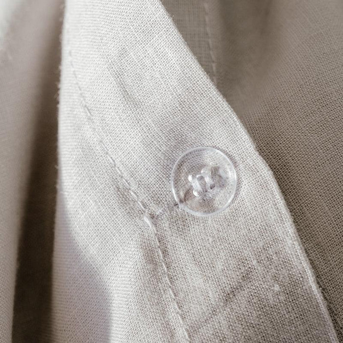 Whisper Soft Linen & Lyocell Blend Heritage Collection Duvet Cover Set - Mist-Duvet Cover