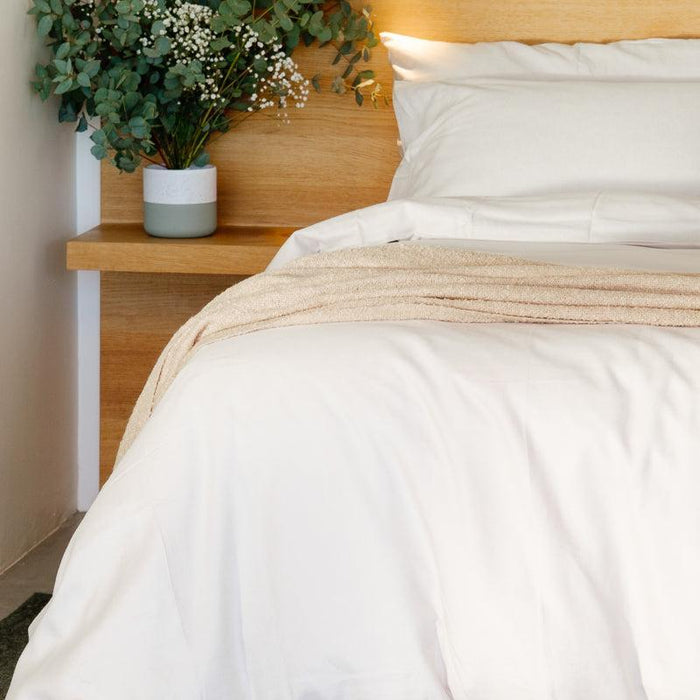 Whisper Soft Linen & Lyocell Blend Heritage Collection Duvet Cover Set - Mist-Duvet Cover