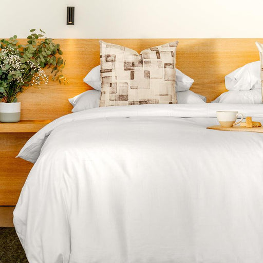 Whisper Soft Linen & Lyocell Blend Heritage Collection Duvet Cover Set - Mist-Duvet Cover