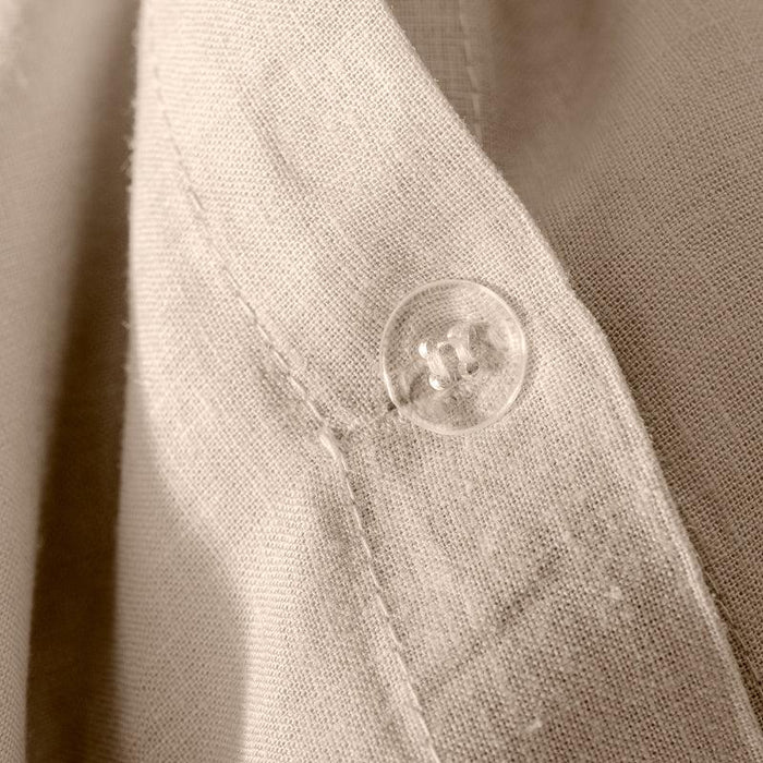 Whisper Soft Linen & Lyocell Blend Heritage Collection Duvet Cover Set - Sandstone-Duvet Cover